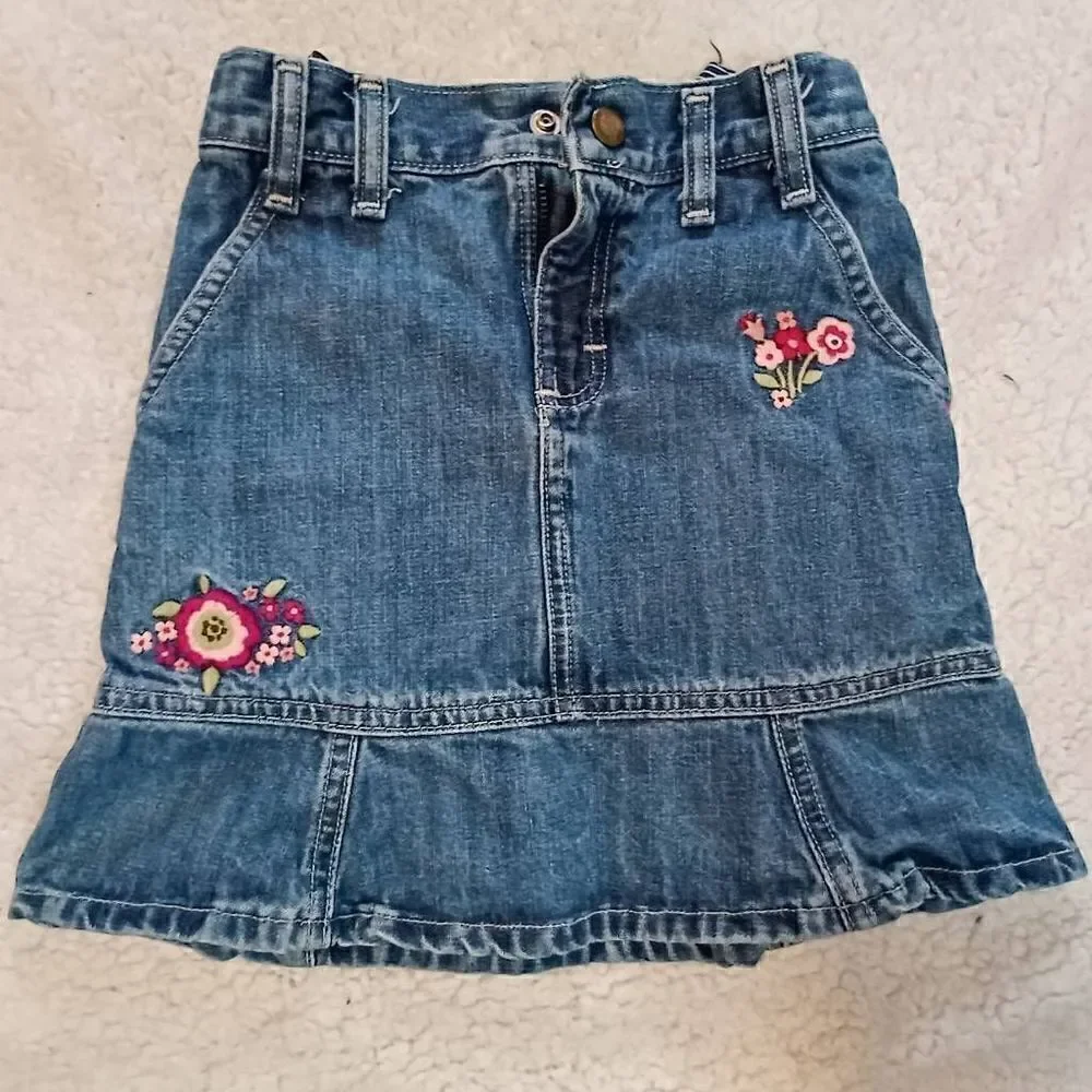 Oshkosh B'gosh girls denim skirt Size 5